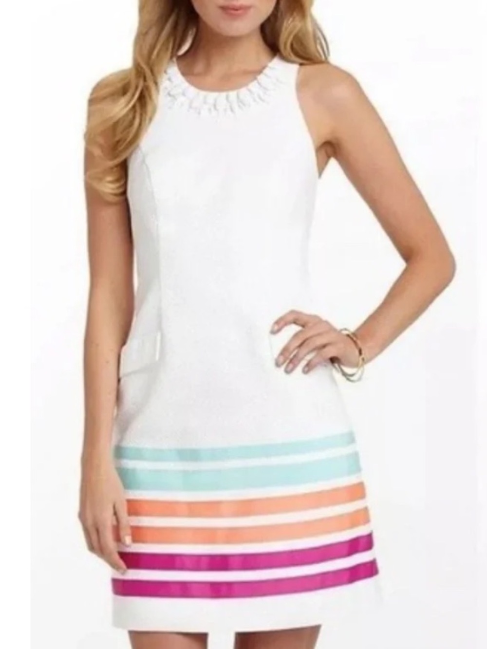 Lilly Pulitzer Pearl Swirl shift dress size 0